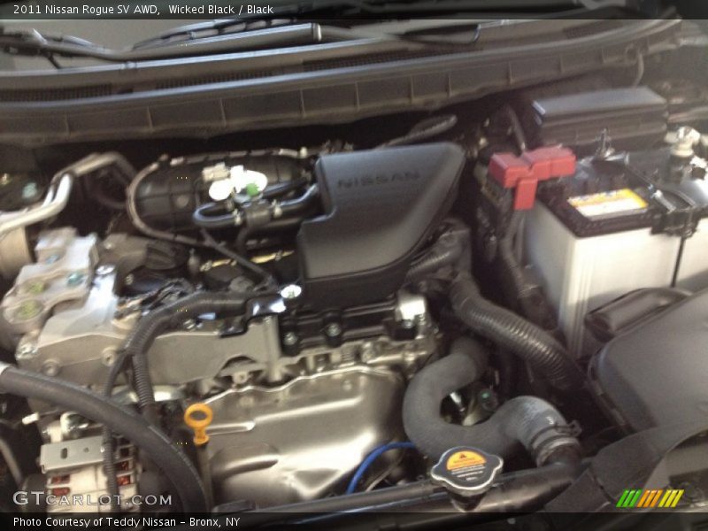 Wicked Black / Black 2011 Nissan Rogue SV AWD