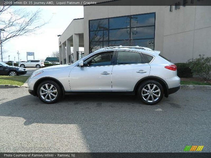 Liquid Platinum / Graphite 2008 Infiniti EX 35 Journey AWD