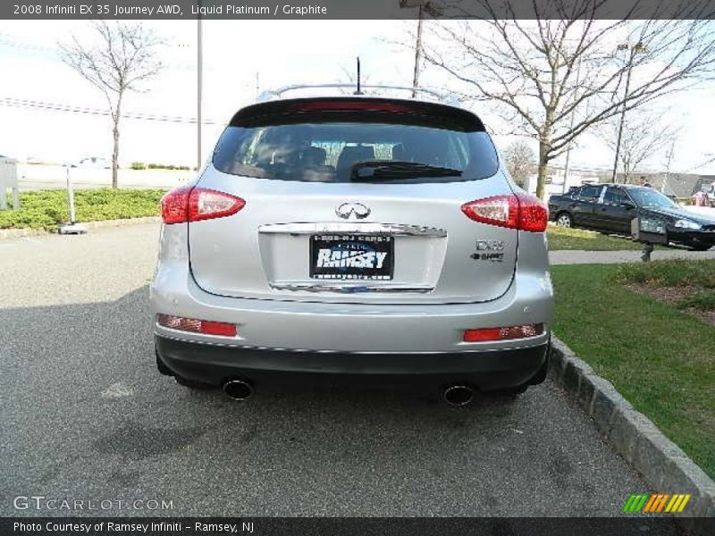 Liquid Platinum / Graphite 2008 Infiniti EX 35 Journey AWD
