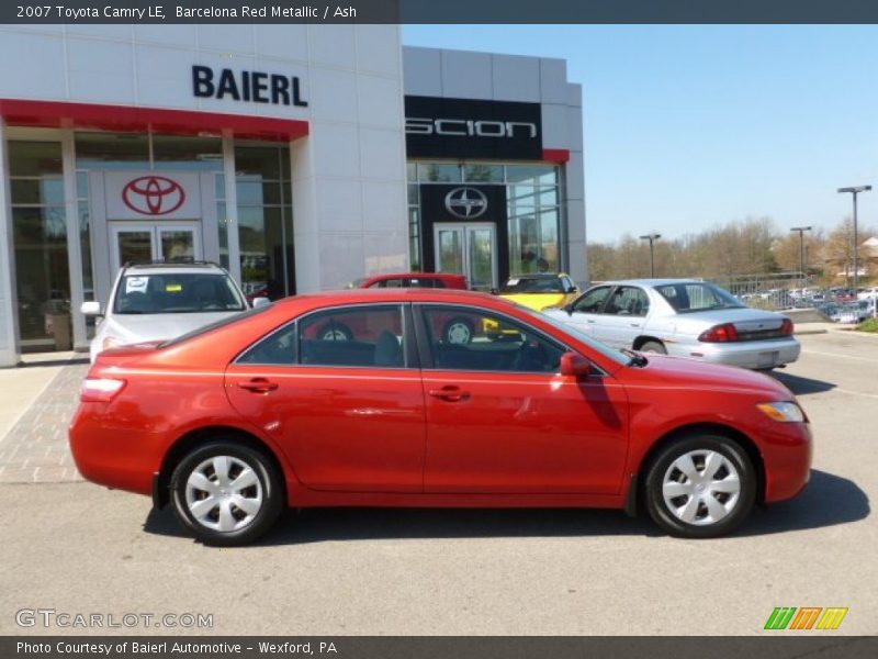Barcelona Red Metallic / Ash 2007 Toyota Camry LE