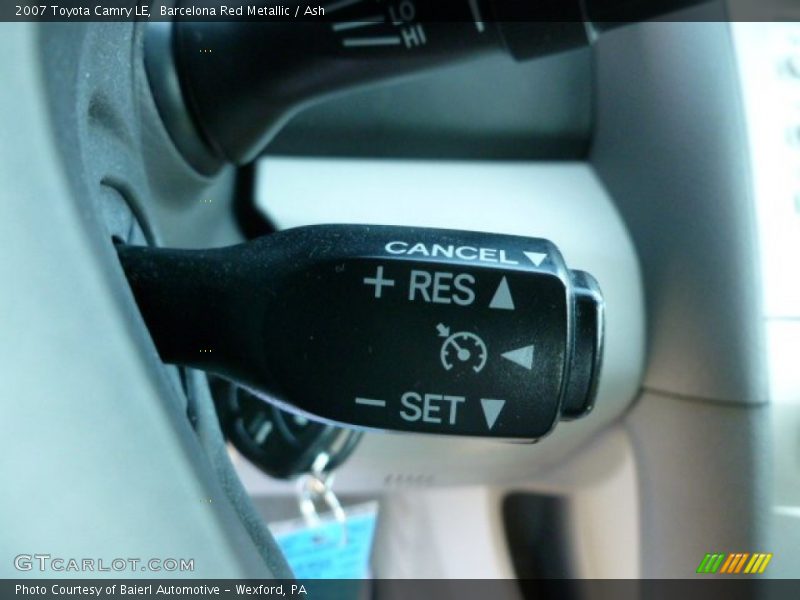 Barcelona Red Metallic / Ash 2007 Toyota Camry LE
