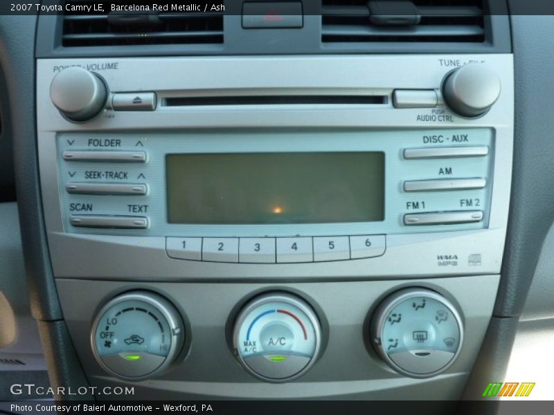 Barcelona Red Metallic / Ash 2007 Toyota Camry LE