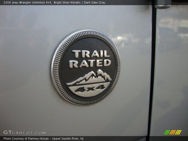 Bright Silver Metallic / Dark Slate Gray 2006 Jeep Wrangler Unlimited 4x4