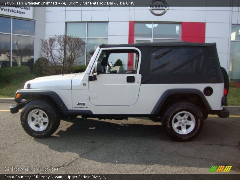 Bright Silver Metallic / Dark Slate Gray 2006 Jeep Wrangler Unlimited 4x4