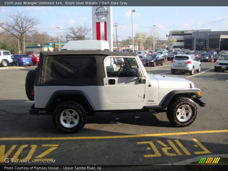 Bright Silver Metallic / Dark Slate Gray 2006 Jeep Wrangler Unlimited 4x4