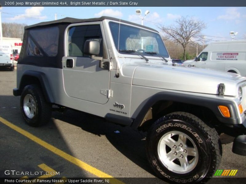 Bright Silver Metallic / Dark Slate Gray 2006 Jeep Wrangler Unlimited 4x4