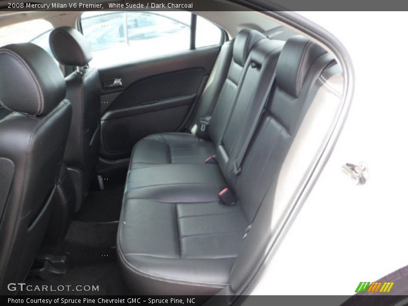 White Suede / Dark Charcoal 2008 Mercury Milan V6 Premier