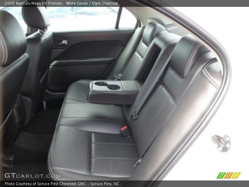 White Suede / Dark Charcoal 2008 Mercury Milan V6 Premier