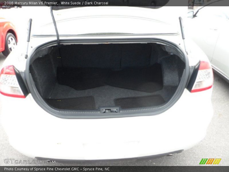 White Suede / Dark Charcoal 2008 Mercury Milan V6 Premier