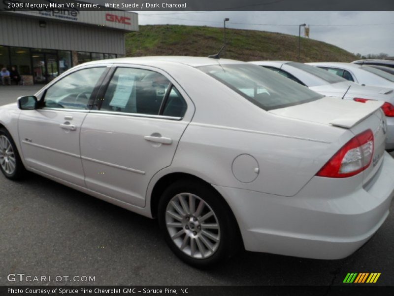 White Suede / Dark Charcoal 2008 Mercury Milan V6 Premier