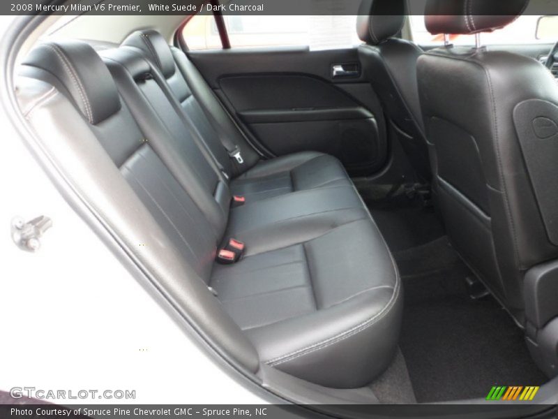 White Suede / Dark Charcoal 2008 Mercury Milan V6 Premier