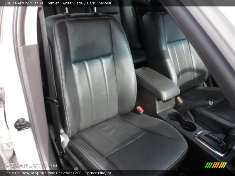 White Suede / Dark Charcoal 2008 Mercury Milan V6 Premier