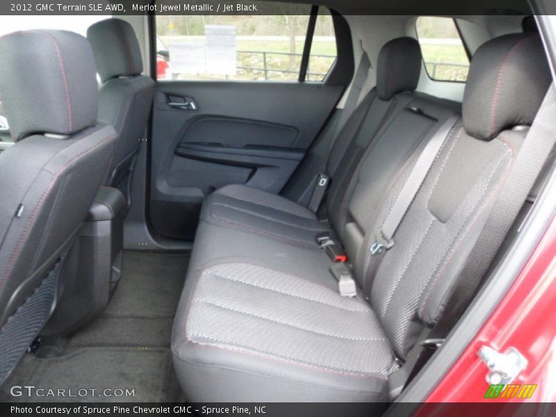 Merlot Jewel Metallic / Jet Black 2012 GMC Terrain SLE AWD