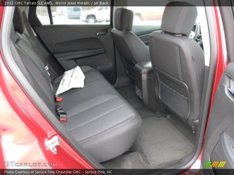 Merlot Jewel Metallic / Jet Black 2012 GMC Terrain SLE AWD