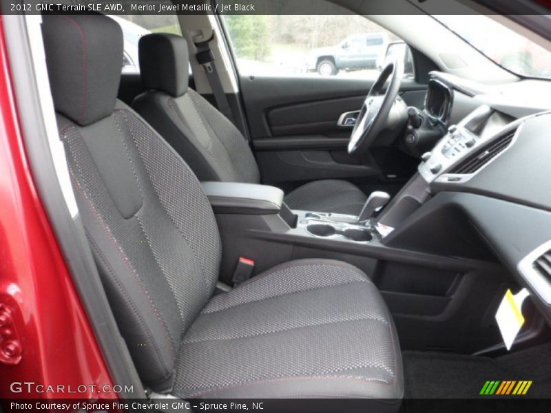 Merlot Jewel Metallic / Jet Black 2012 GMC Terrain SLE AWD