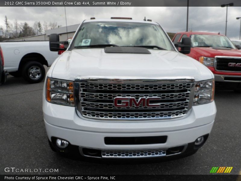 Summit White / Ebony 2012 GMC Sierra 3500HD Denali Crew Cab 4x4