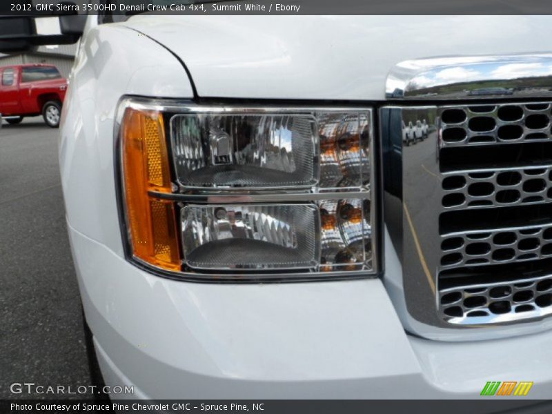 Summit White / Ebony 2012 GMC Sierra 3500HD Denali Crew Cab 4x4