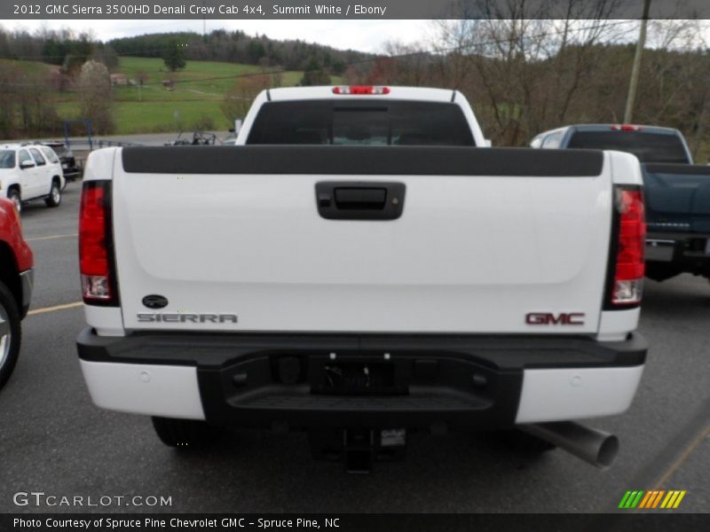 Summit White / Ebony 2012 GMC Sierra 3500HD Denali Crew Cab 4x4