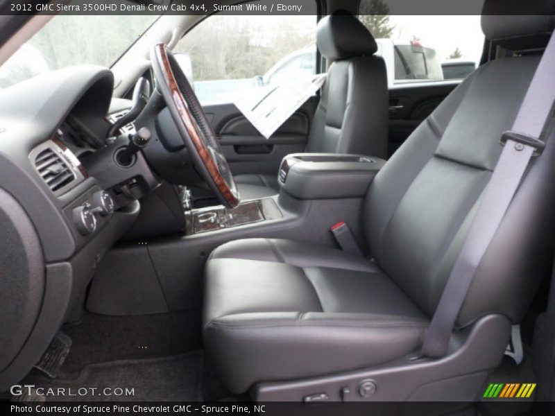 Summit White / Ebony 2012 GMC Sierra 3500HD Denali Crew Cab 4x4