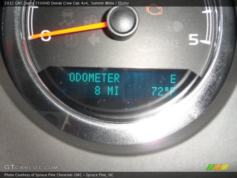 Summit White / Ebony 2012 GMC Sierra 3500HD Denali Crew Cab 4x4