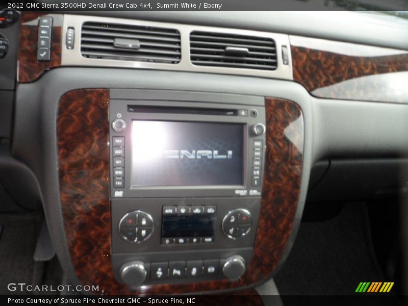 Summit White / Ebony 2012 GMC Sierra 3500HD Denali Crew Cab 4x4
