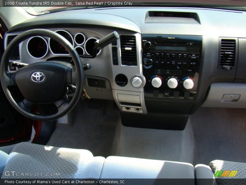 Salsa Red Pearl / Graphite Gray 2008 Toyota Tundra SR5 Double Cab