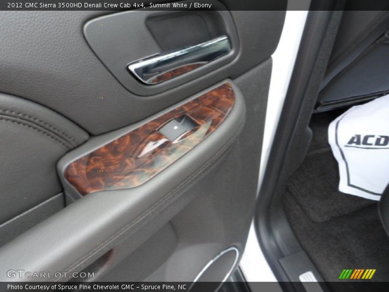 Summit White / Ebony 2012 GMC Sierra 3500HD Denali Crew Cab 4x4