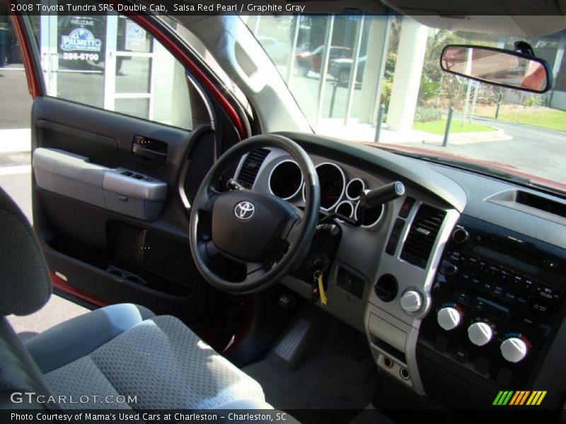 Salsa Red Pearl / Graphite Gray 2008 Toyota Tundra SR5 Double Cab