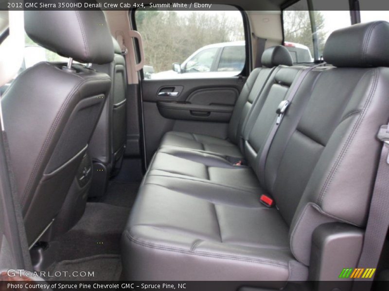 Summit White / Ebony 2012 GMC Sierra 3500HD Denali Crew Cab 4x4