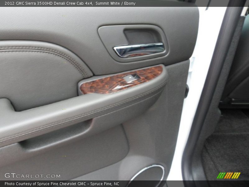 Summit White / Ebony 2012 GMC Sierra 3500HD Denali Crew Cab 4x4