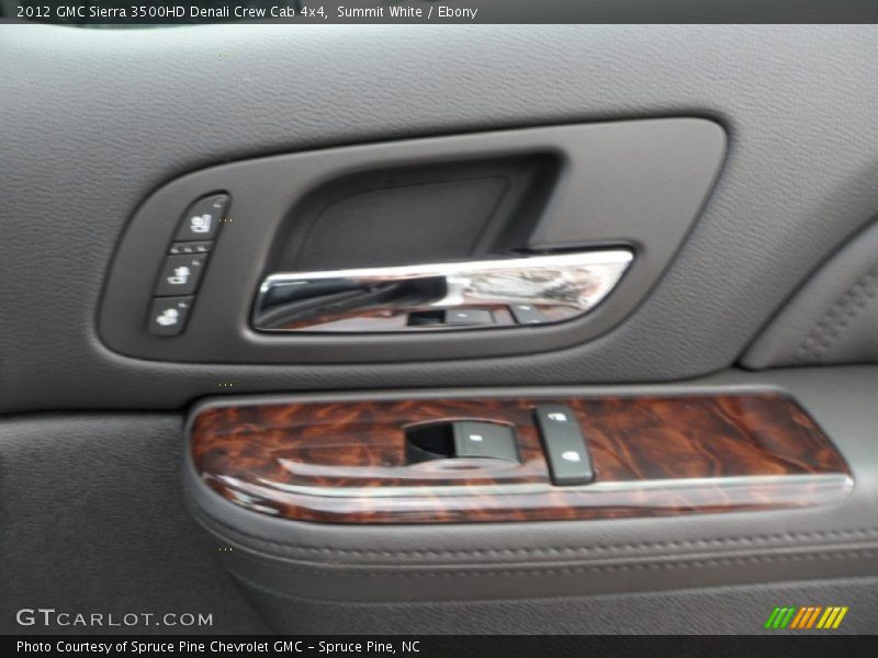 Summit White / Ebony 2012 GMC Sierra 3500HD Denali Crew Cab 4x4