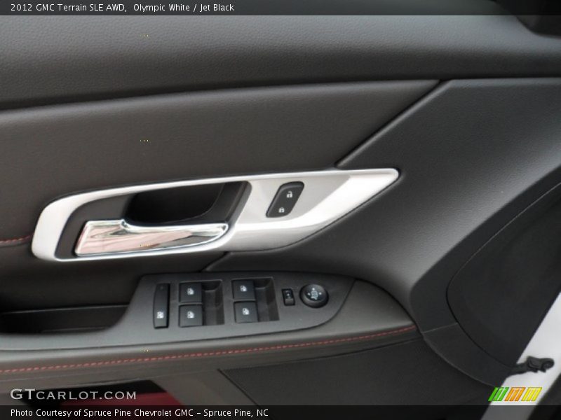 Olympic White / Jet Black 2012 GMC Terrain SLE AWD