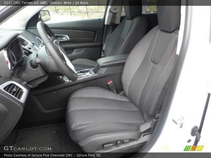 Olympic White / Jet Black 2012 GMC Terrain SLE AWD