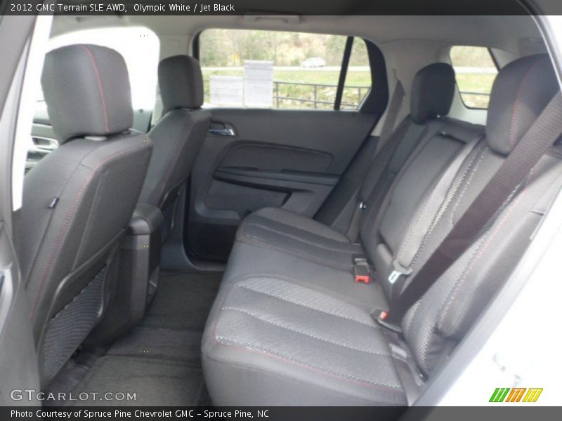 Olympic White / Jet Black 2012 GMC Terrain SLE AWD