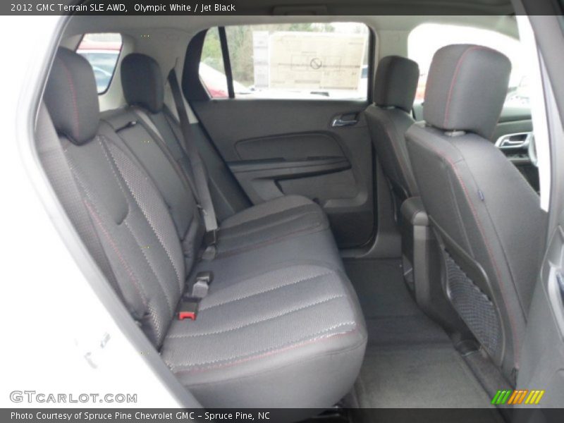 Olympic White / Jet Black 2012 GMC Terrain SLE AWD