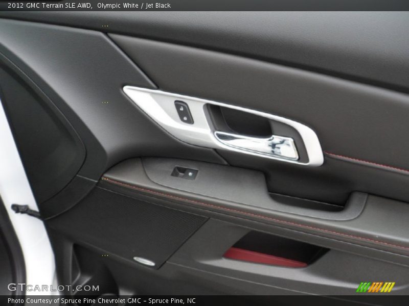 Olympic White / Jet Black 2012 GMC Terrain SLE AWD