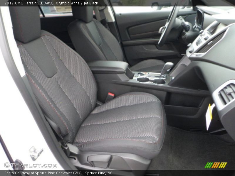 Olympic White / Jet Black 2012 GMC Terrain SLE AWD