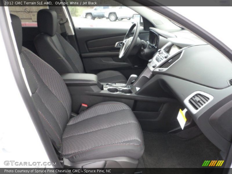 Olympic White / Jet Black 2012 GMC Terrain SLE AWD