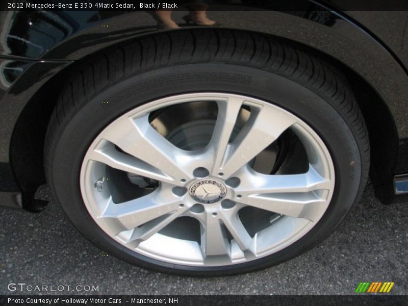Black / Black 2012 Mercedes-Benz E 350 4Matic Sedan