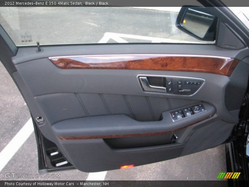 Black / Black 2012 Mercedes-Benz E 350 4Matic Sedan