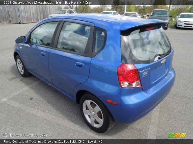 Bright Blue Metallic / Gray 2005 Chevrolet Aveo LS Hatchback