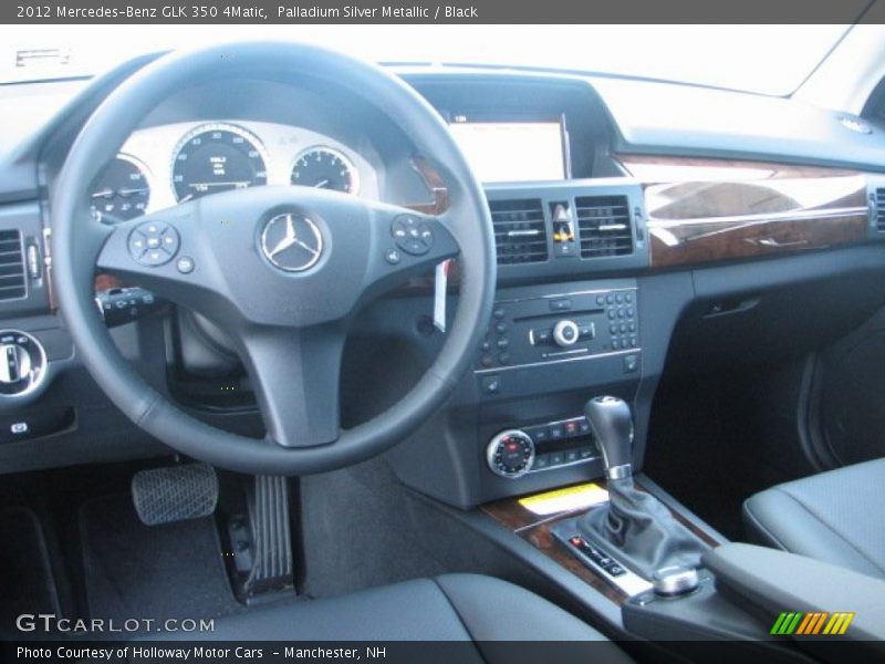 Palladium Silver Metallic / Black 2012 Mercedes-Benz GLK 350 4Matic