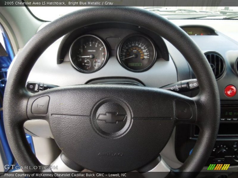 Bright Blue Metallic / Gray 2005 Chevrolet Aveo LS Hatchback
