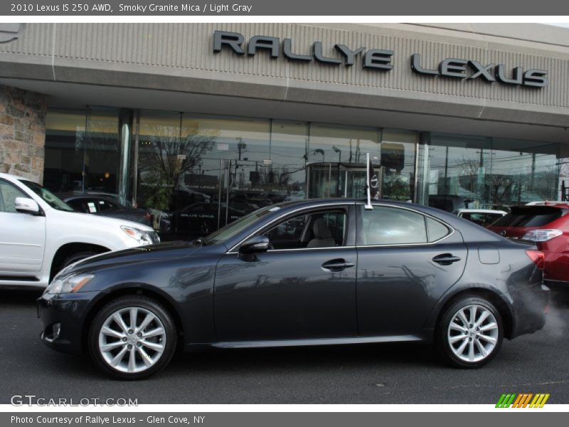 Smoky Granite Mica / Light Gray 2010 Lexus IS 250 AWD