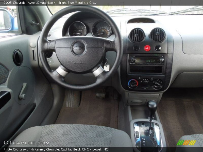 Bright Blue Metallic / Gray 2005 Chevrolet Aveo LS Hatchback
