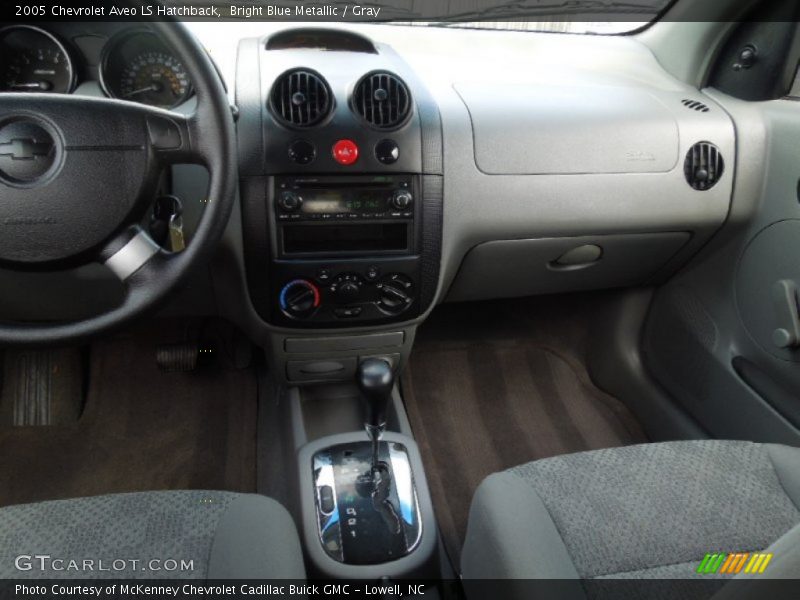 Bright Blue Metallic / Gray 2005 Chevrolet Aveo LS Hatchback