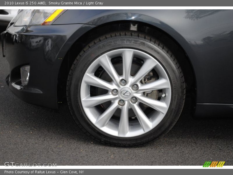 Smoky Granite Mica / Light Gray 2010 Lexus IS 250 AWD