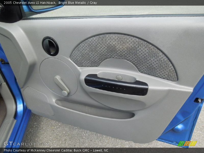 Bright Blue Metallic / Gray 2005 Chevrolet Aveo LS Hatchback