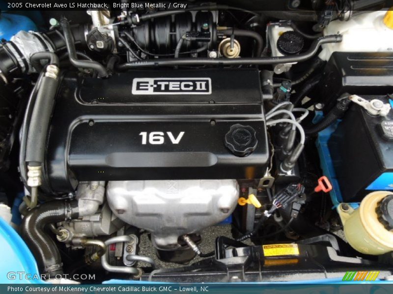  2005 Aveo LS Hatchback Engine - 1.6L DOHC 16V 4 Cylinder
