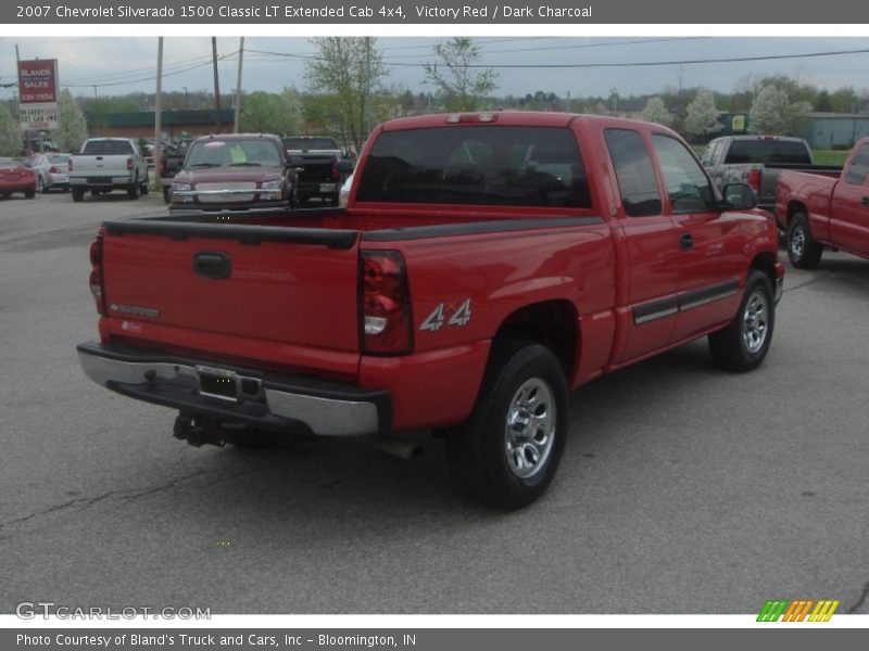 Victory Red / Dark Charcoal 2007 Chevrolet Silverado 1500 Classic LT Extended Cab 4x4